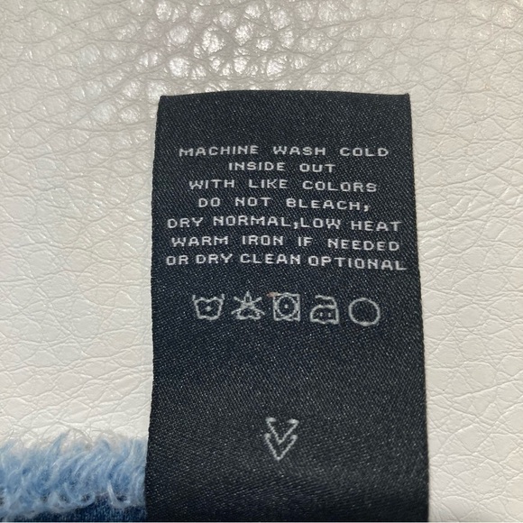 VERVET Sz 29 Ankle Skinny Fit Raw Waist and Hem Mid Wash Jeans - Picture 13 of 13